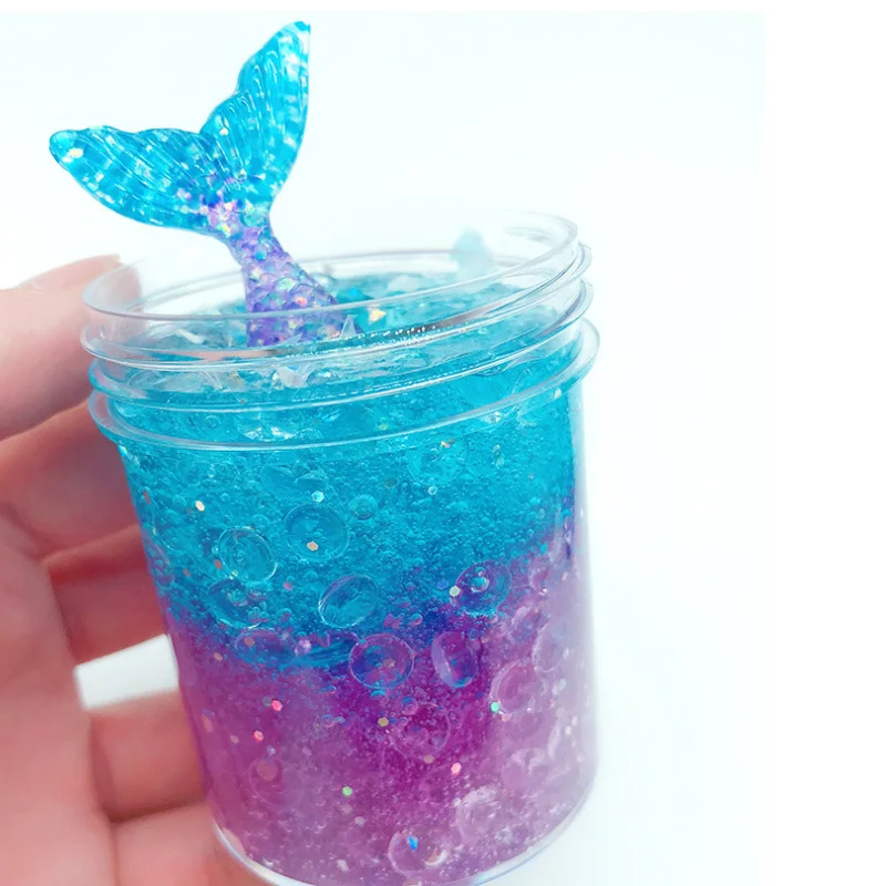 
Jn0002 Amazon hot sale crystal slime relief cotton slime 