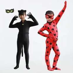 Ladybug girl child adult costume Radinole bodysuit cos stage dress up clothes