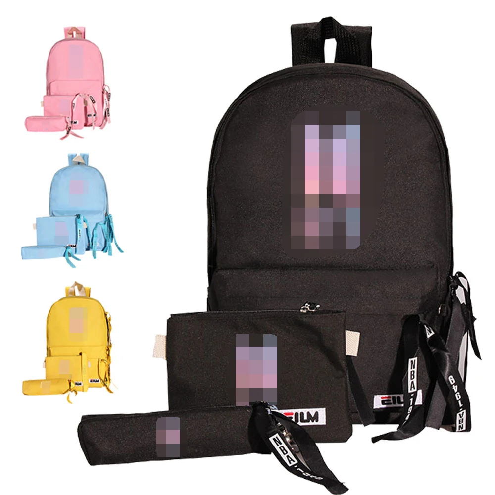 Многофункциональный Модный комплект из 3 предметов Bt21 школьные сумки рюкзак для студентов Bt21 рюкзак