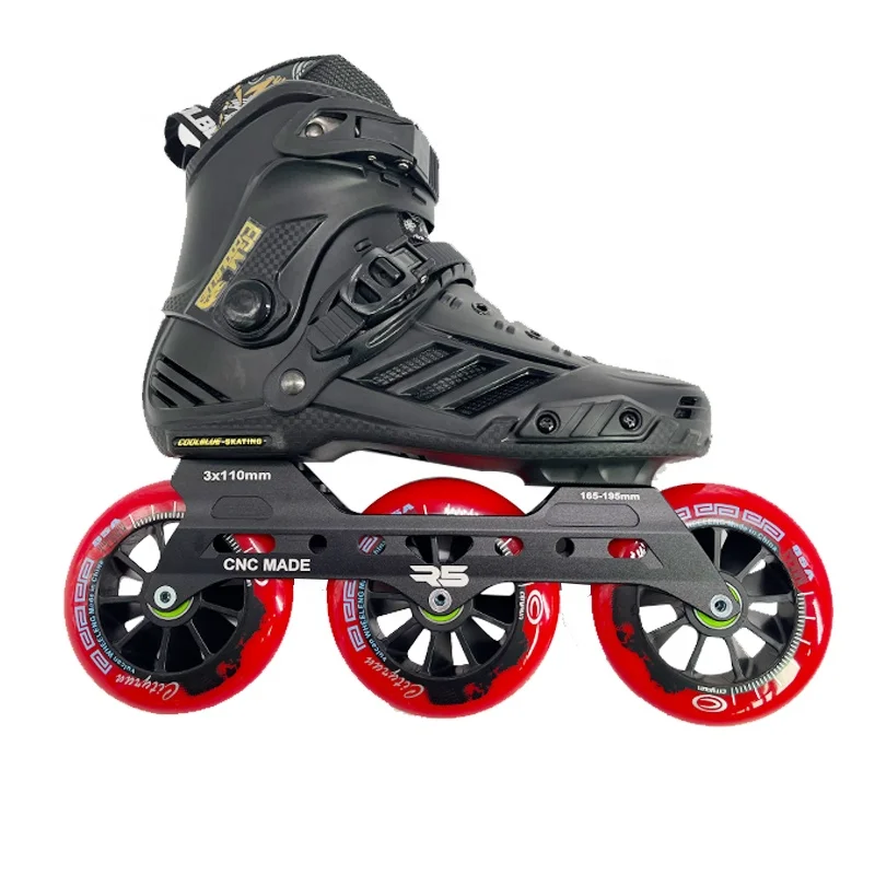 Big wheels 110mm Professional Patins En Linea Adult Roller Blade Skate for wholesales