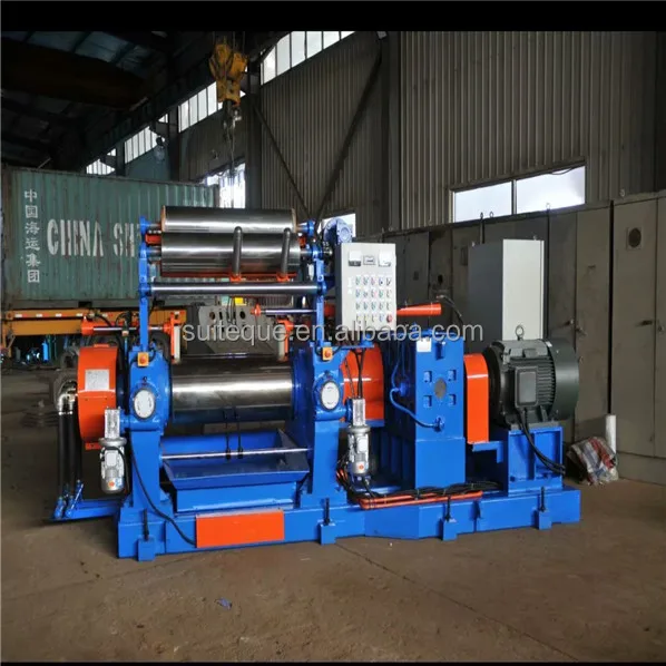 CE open mill silicon rubber two roll mixing mill