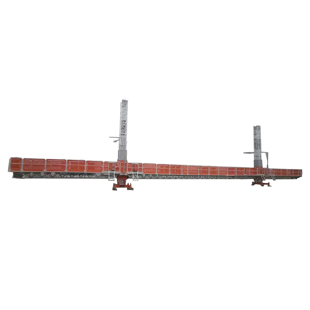 Heavy Duty Twin Mast  Facade Work Equipment MCWPs  Mast Climbing Work Platform