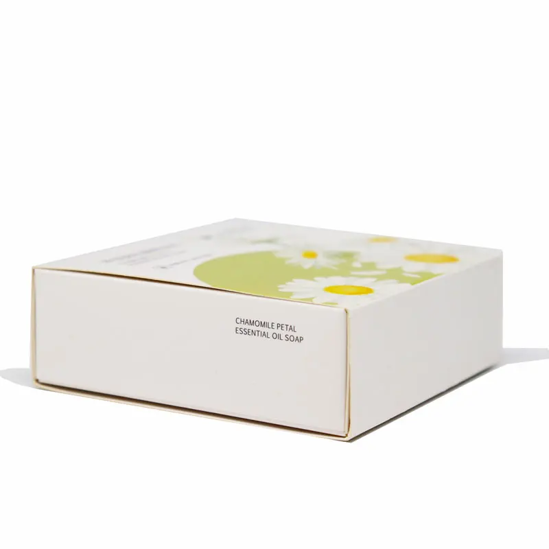 Navy Blue Glod Foil Stamping Skincare Product Packaging Drawer for Men Style Cheap Matchbox Gift Box Elegant Custom OEM Sea Logo