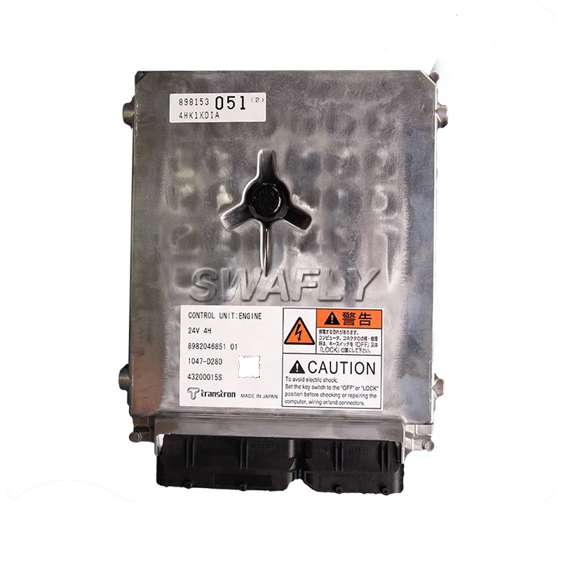 8981260560 4HK1 electric controller  computer board 4HK1 engine ECU for JS200LC JS210