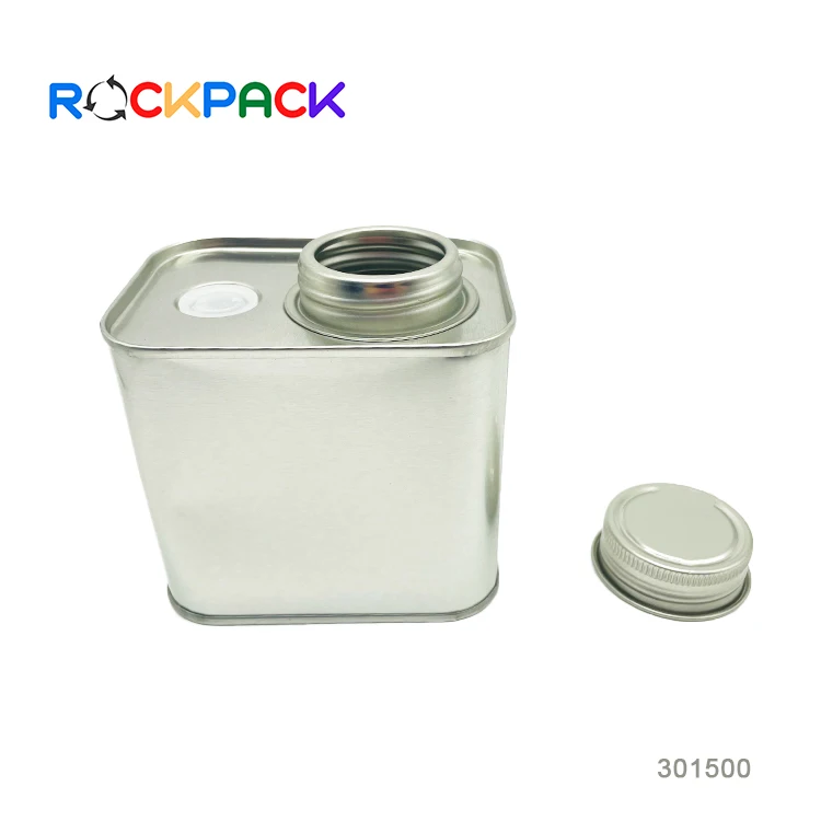 150g 200g 220g Rectangle metal oil food storage iron tank box