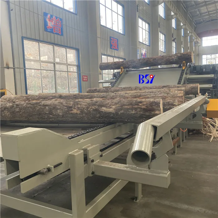 BSY wood veneer sheet production machinery/plywood machinery/wood veneer rotary peeling line