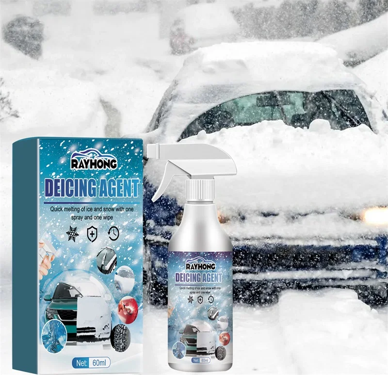 Wholesale Winter Sustainable Quickly Auto Car Windshield Anti-ice Removal Snow Melting Spray Deicing Agent Snow Antifreeze