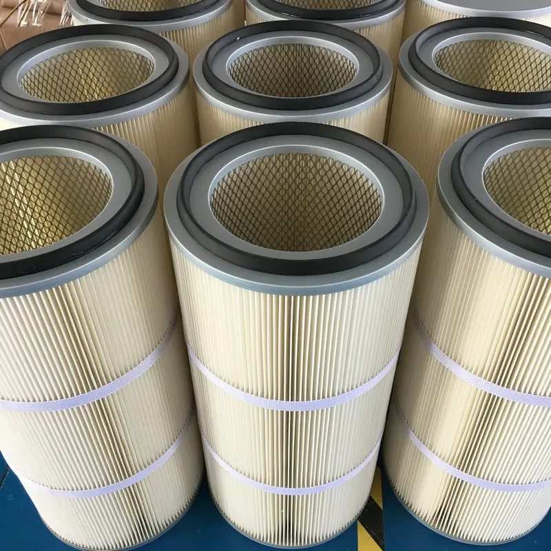 dust removal high temperature flame retardant filter cartridge element filtration spark-proof cut grind machine cartridge filter