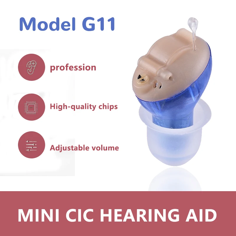 Cheap Digital Invisible Hearing Aid Sound Amplifier Mini Cic Hearing Aids For Deafness