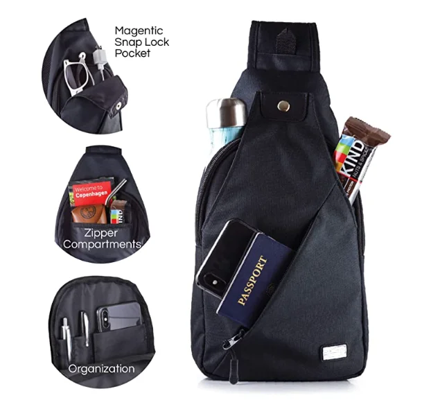 Manufacturer supply sport Cross body Backpack  small bag Oxford cloth bag bag multi  functional printed LOGO