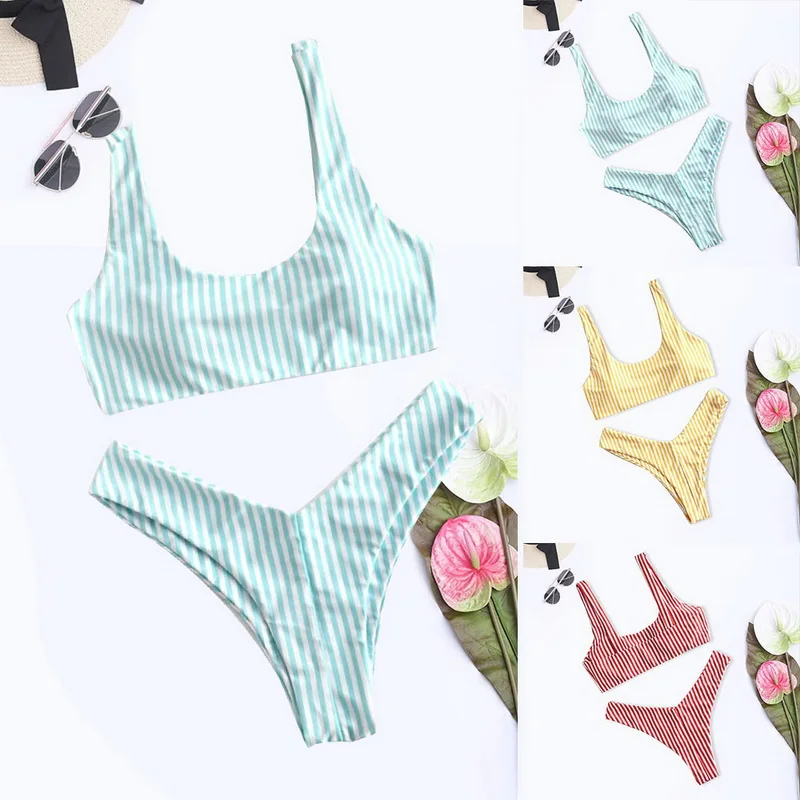 
Explosion Women Two Piece Sexy Beach Bikini Set Swimsuit Sexy Bikini Girl Sexy 