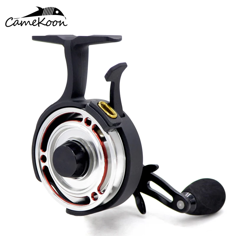 
FL501 Underspin 2.5:1 Ice Fishing Reel 3+1BB Ball Bearings Metal Handbrake Raft fishing Reels 
