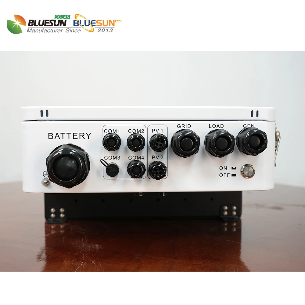 Bluesun Powmrhybrid Solar Inverter 48v 8kw 10kw Split Phase Inverter 120v 240v 12kw Hybrid Inverter in Stock