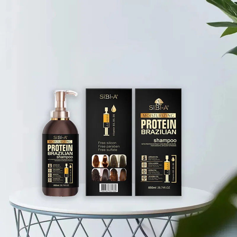 China Factory Collagen  Keratin Smooth Shampoo Natural Herbal With Liquid Keratin oem odm