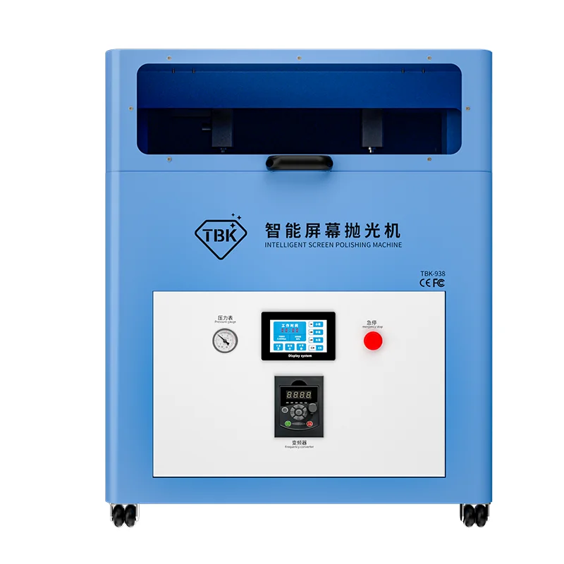 TBK 938 OCA LCD Glass Grinding screen Machine for mobile screen scratch repair 938L polishing machine used refurbishment phone