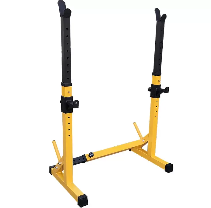 
Home Squat Rack Barbell Rack Small Portable Height and Width Adjustable Safety Anti-skid Stability Multifunctional Bench Press 