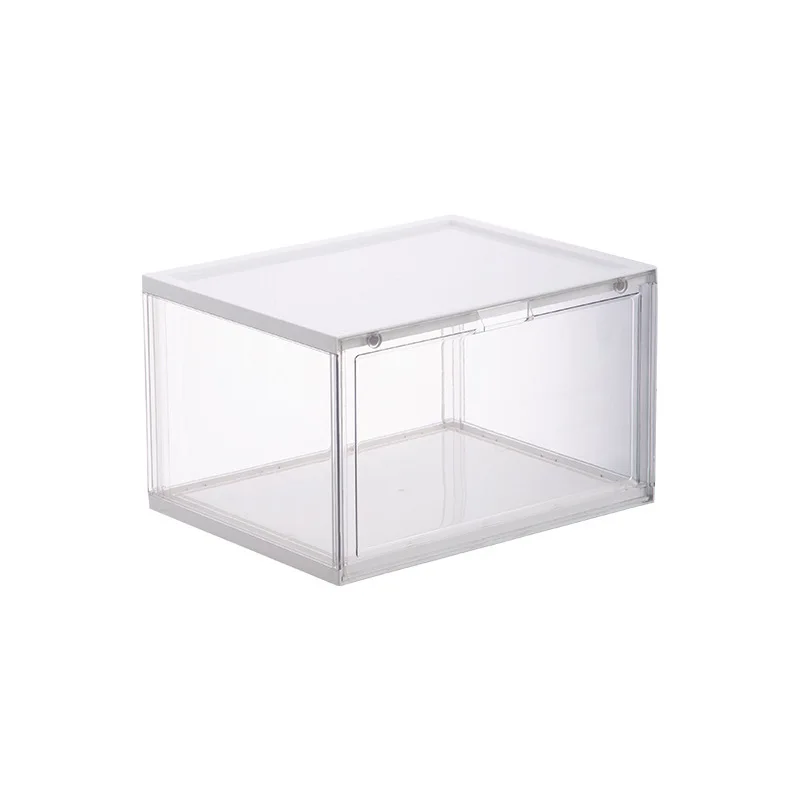 Storage Box Shoes Transparent Sneaker Clear Stackable Acrylic Men Displaying Goods Customized OEM Brand Guangdong JC-AB0023