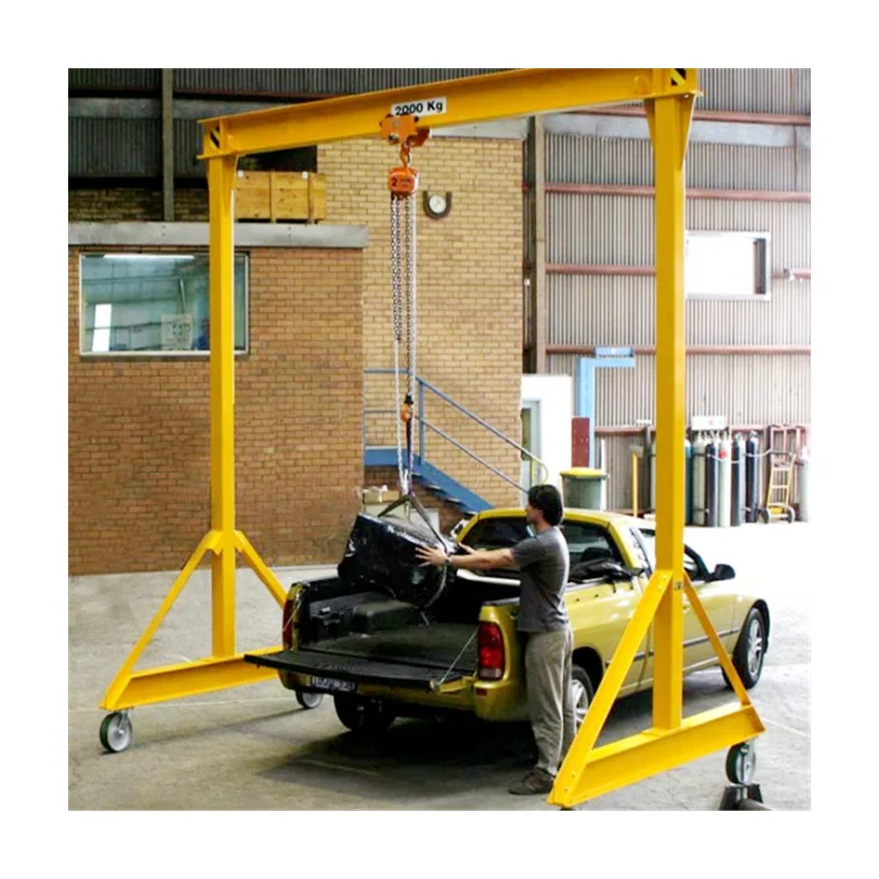 1 ton 2 ton 5 ton 10 ton gantry crane lift for sale mobile portal a frame portable crane gantry for construction
