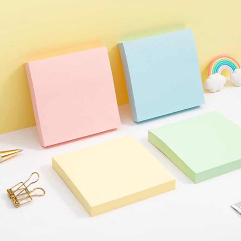 Custom Printed Kawaii Blank Writing Cute Sticky Notes Memo Pad