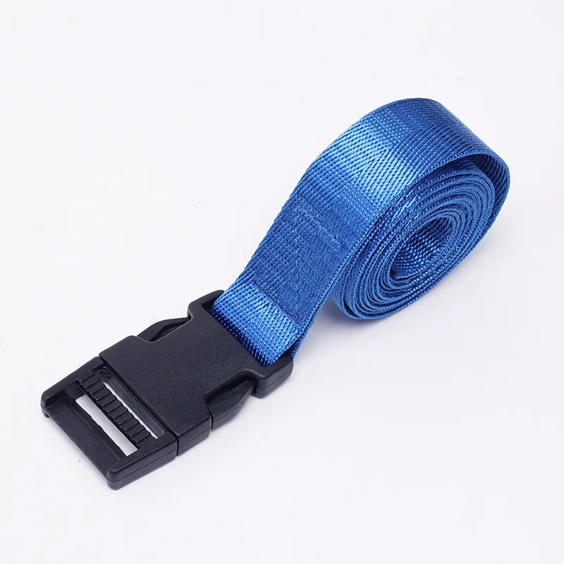Buckle Strap Colorful nylon braided adjustable belt for outdoor luggage