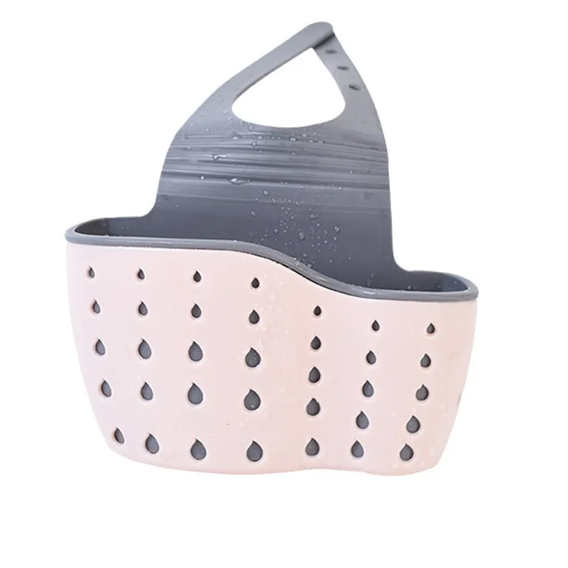 Adjustable Kitchen Sink Holder Hanging Drain Basket Sponge Shelf Soap Organizer Bathroom Faucet Accessories