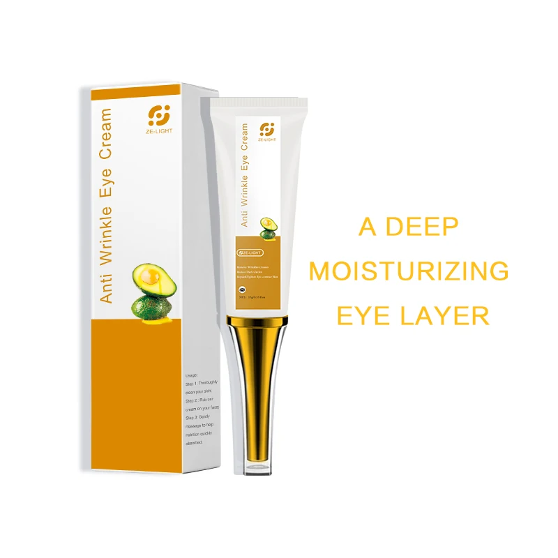 Ze Light Private Label Eye Bag Removal Firming Dark Circles Remover Repair Under Eye Circle Cream Anti Wrinkle Aging Eye Cream