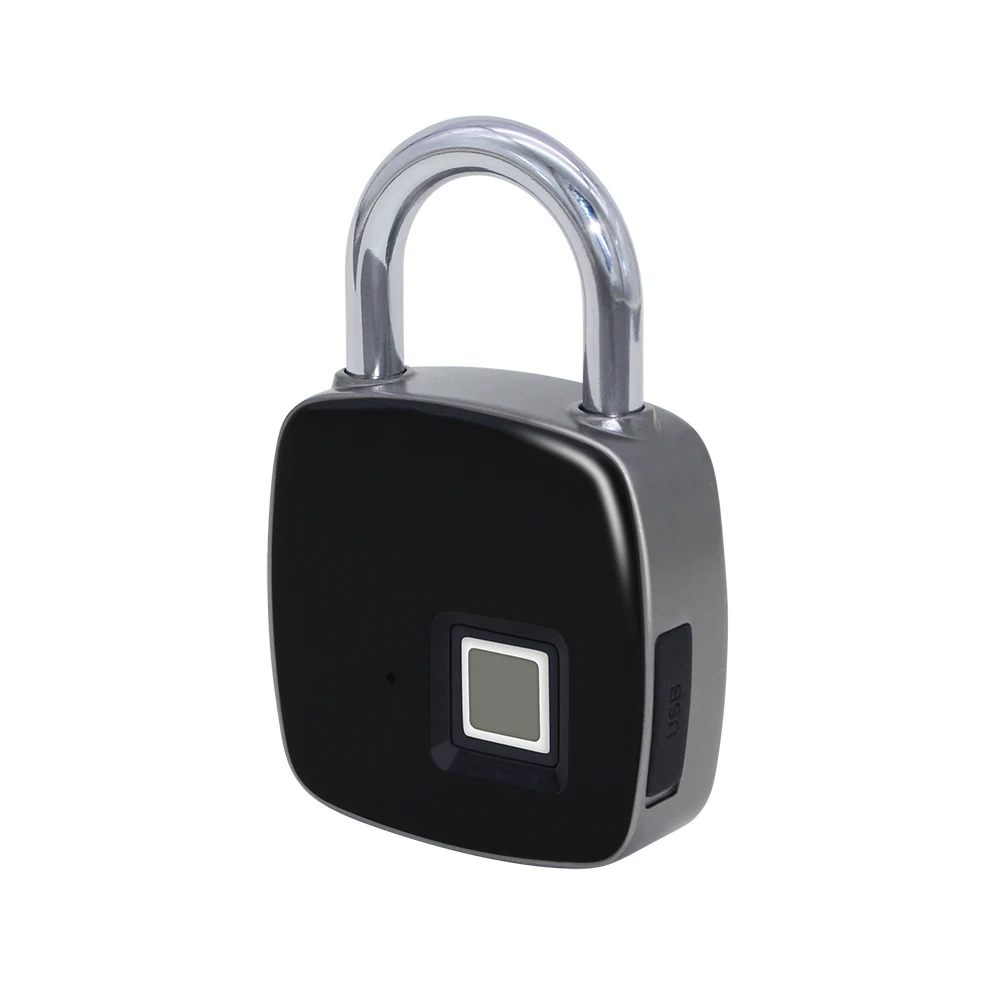Lock bags finger print lock body portable cable electronic lock padlocks