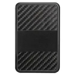 Fashion carbon fiber rfid name card holder men wallet