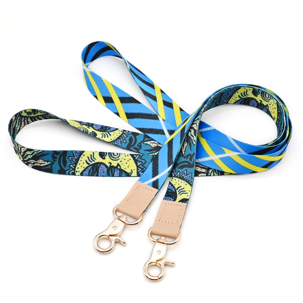 Manufacturer Cheap Teacher Printing Polyester Sublimation Lanyard Custom Lanyards with Custom Logo