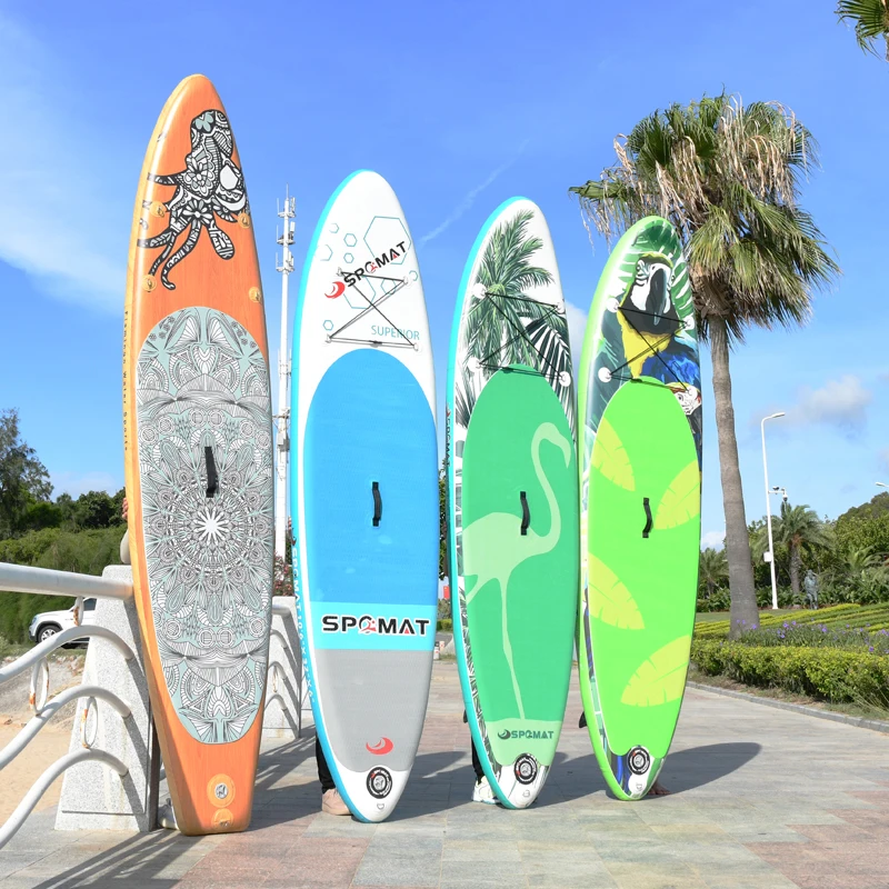 water sports double wall drop stitch inflatable custom whale SUP fish yoga surfing board inflatable stand up paddle board