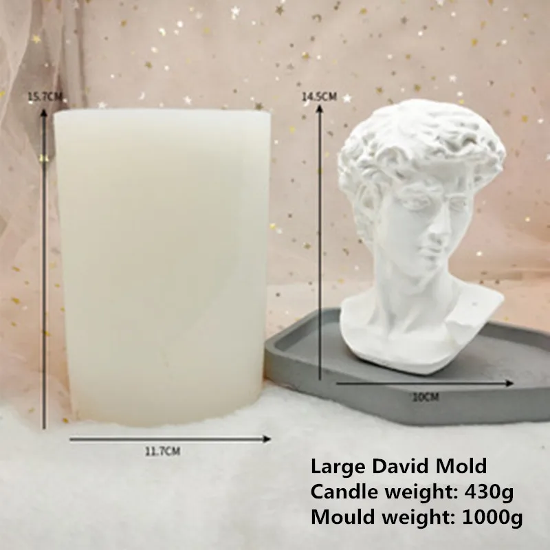 Новинка 014, креативная Мужская силиконовая форма для ароматерапии в виде свечи, штукатурка, украшение стола, форма для поделок из смолы