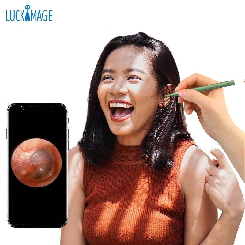 Luckimage беспроводной wifi портативный жесткий ent камера otoscope USB эндоскоп