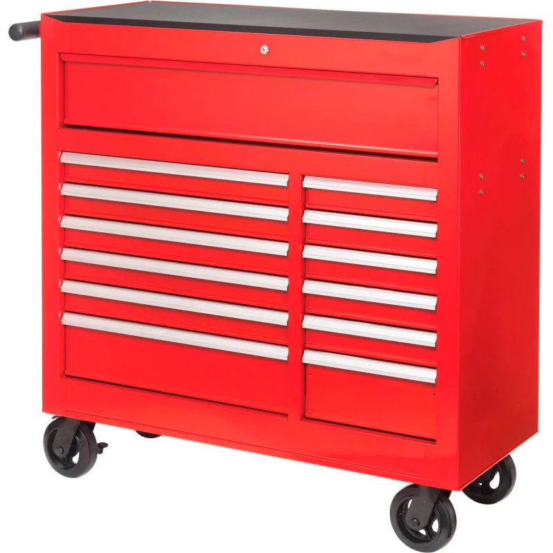 Metal High quality tool trolley workshop 13 drawers tool cabinet tool box