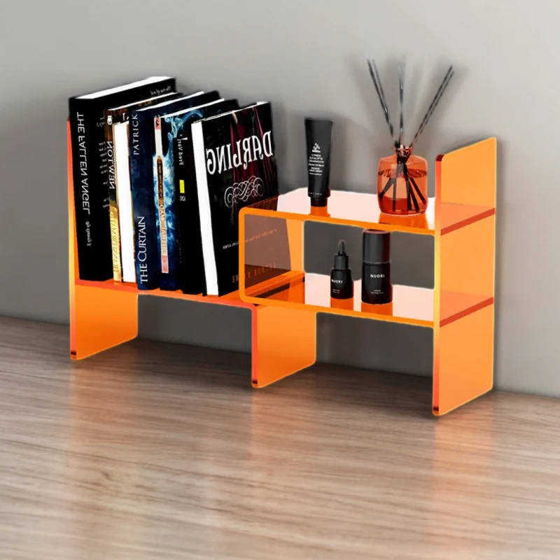 New design Colorful furniture Acrylic plexiglass book shelf modern  home wall book shelves lucite book shelves