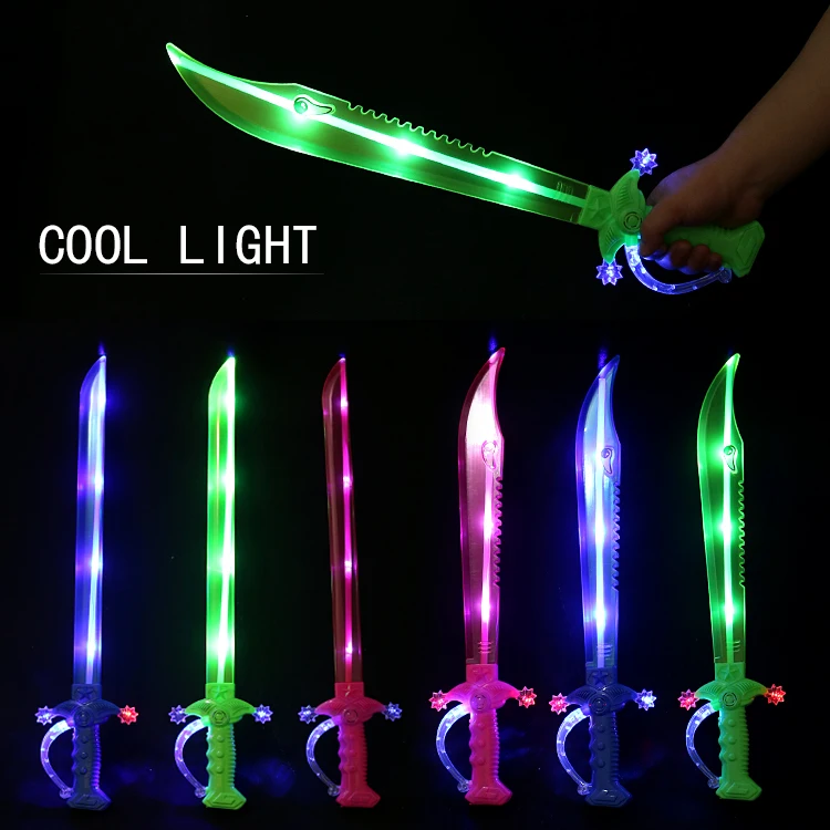 Luminous sword toy Shark Blades With Lights For Boys From the Manufacturer in China