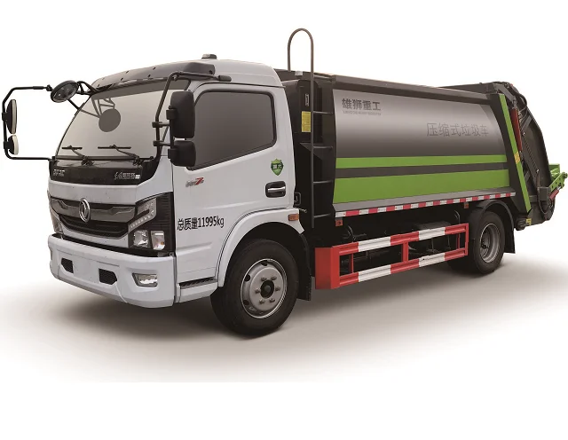 Good Quality Colors Design DongFeng 12 Tons New Diesel 4x2 Medium Compression Refuse Collector Garbage Truck XSZ5120ZYSE6