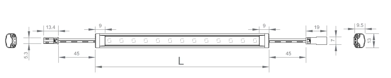 3 года гарантии 24 В постоянного тока Длина по индивидуальному заказу 3000k светодиодная подсветка для супермаркета магазина Массовая Розничная полка