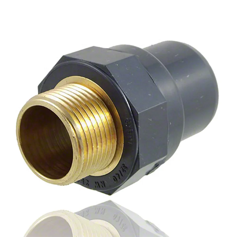 HDPE Стыковая муфта 50*1-1/2 'с латунной головкой