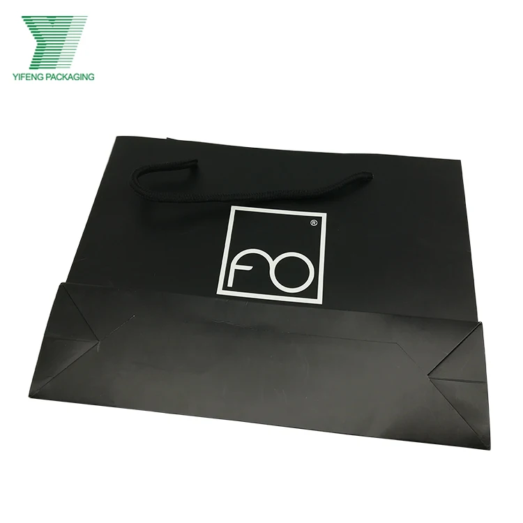 Оптовая продажа, роскошная черная упаковка для обуви, бумажные пакеты с принтом и логотипом на заказ, для покупок, подарков, ювелирных изделий, бумажный пакет