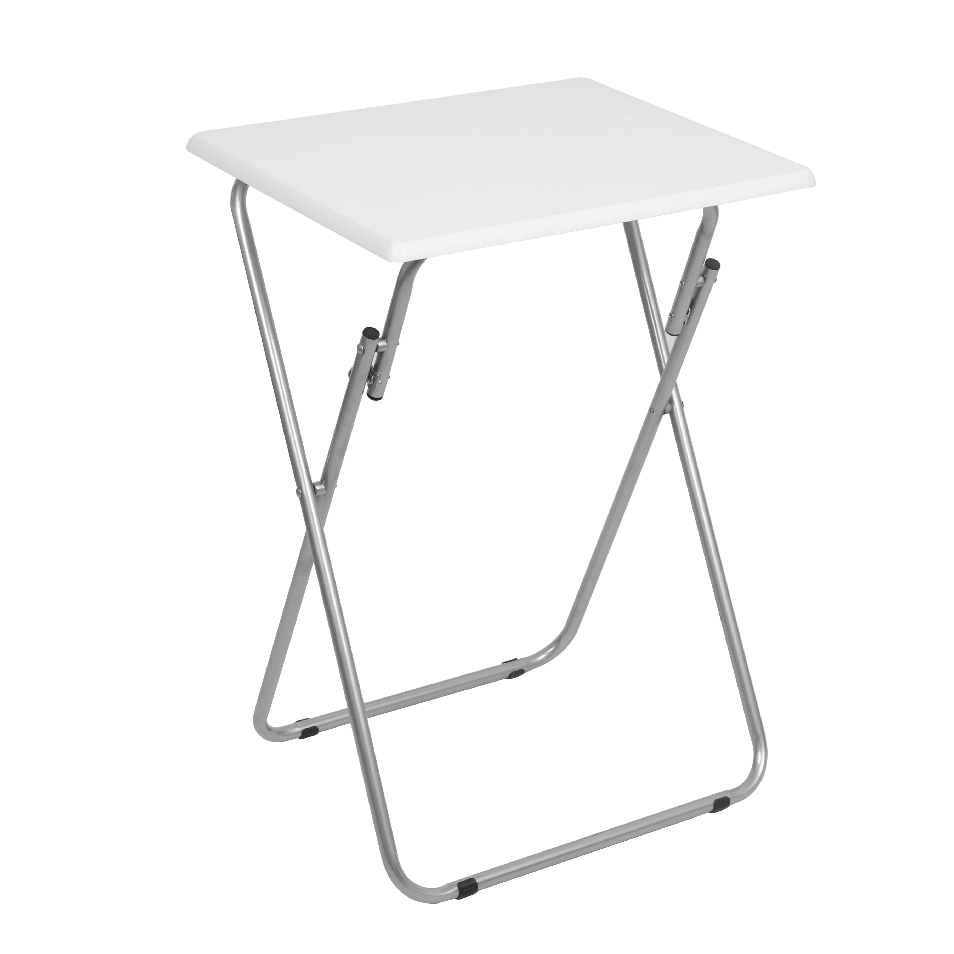 Modern Foldable Side Table for Living room MDF Board Multi function TV Tray Table Folding Sofa Side Table