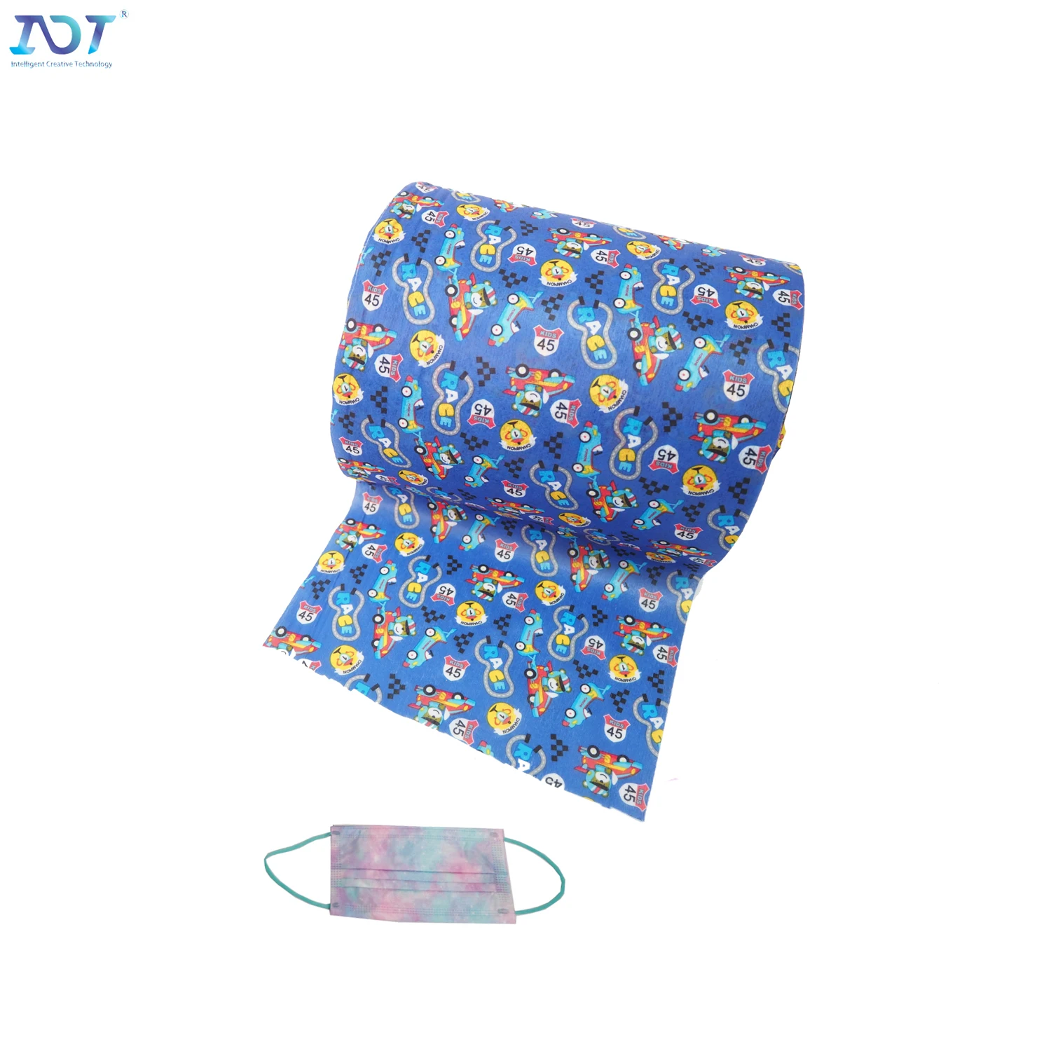 Hot sell Mask Raw Materials Print Non-woven Spunbond PP Nonwoven Fabric