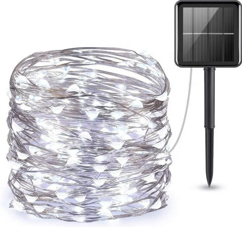 Lighting Decoration Led Cooper Wire Shenzhen Best Price Outdoor Led Garden Lights 100 LED Solar String Light For Home Xmas Party