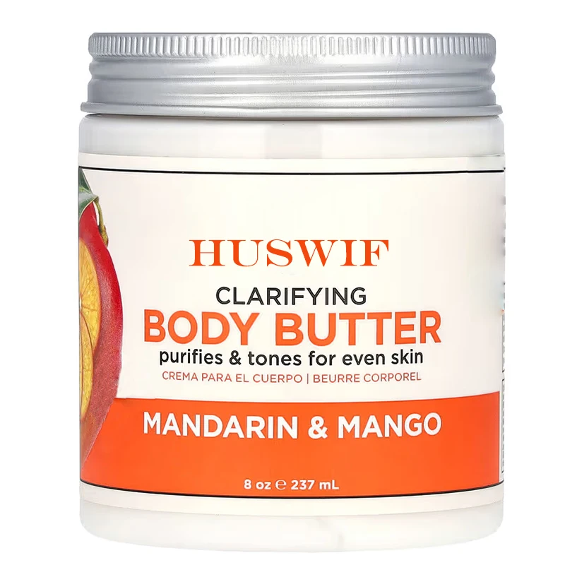 Private Label Wholesale Pure Natural Moisturizing Organic Lighting Rose Shea Mango Whipped Natural Organic Body Butter