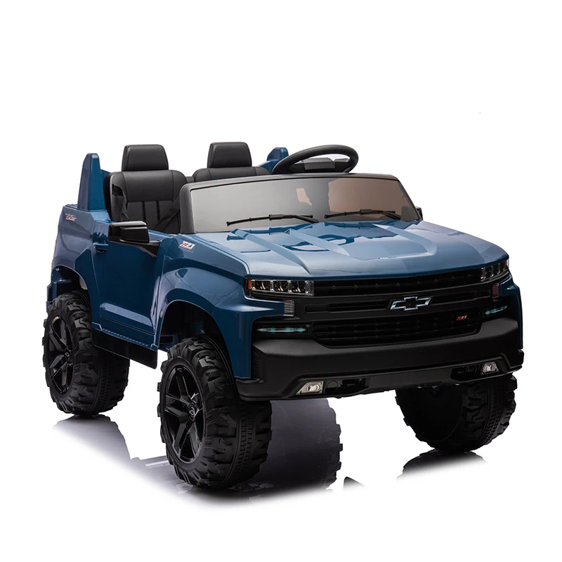 Licensed Silverado Trail  Boss big size 24v kids car electric baby four-wheel off-road vehicle 2 place kids electric ride on car