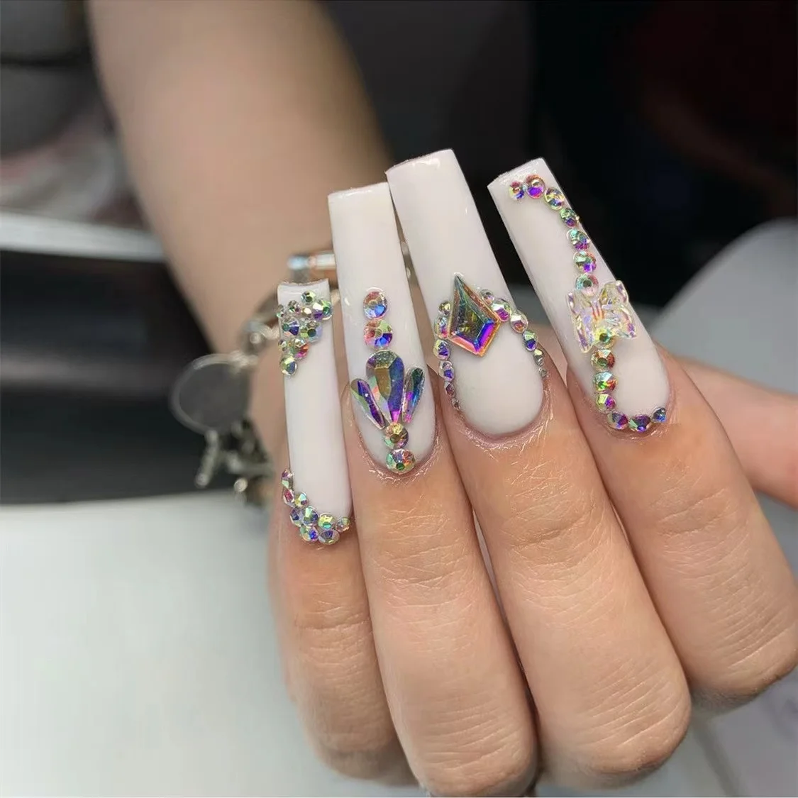 Faux Ongle Prix De Gros Kit Colore Reutilisable Court False Nails Luxe Naturel En Gros Forme Carree Prix De Gros Faux Ongles