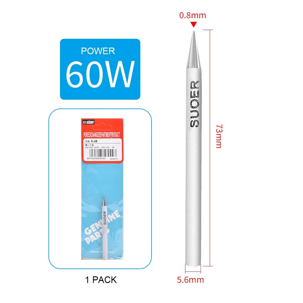 Soldering Iron Tip 30W Soldering Iron Bit Soldering Iron Head with External Heating