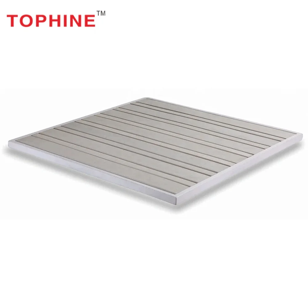 
Outdoor furniture aluminum foldable restaurant table folding outdoor dining cafe coffee table 