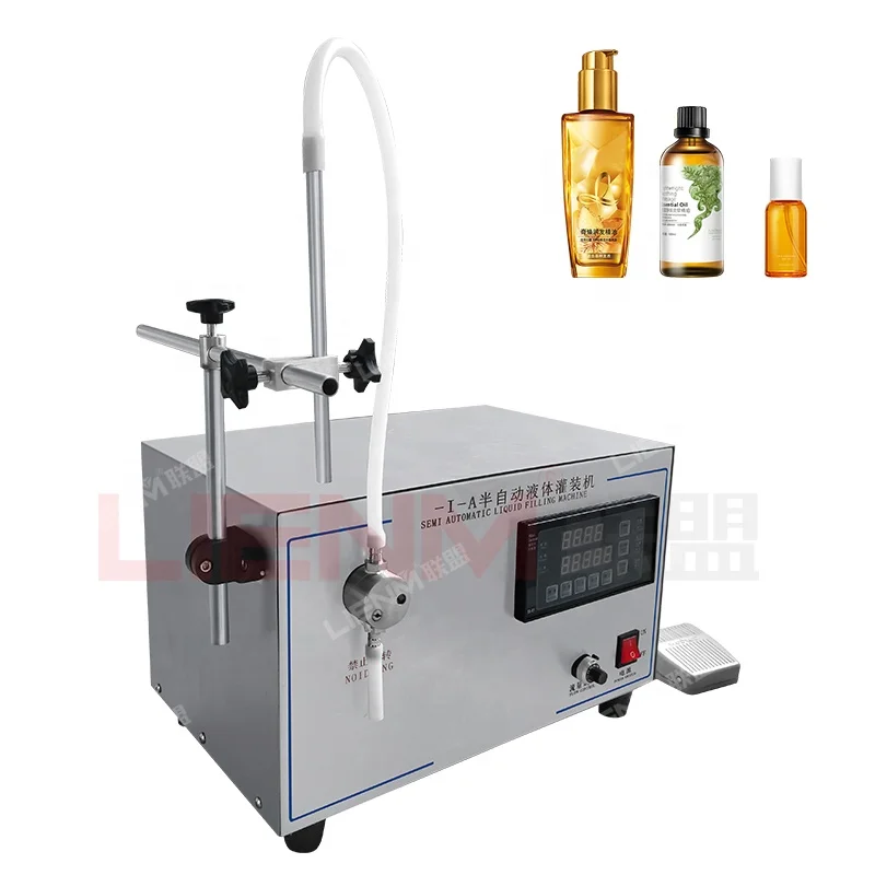 LIENM Filler 10ml 20ml 3ml Mini Oil Filling Machine Filling Toner Liquids Plastic Glass Bottle Water Filling Machine