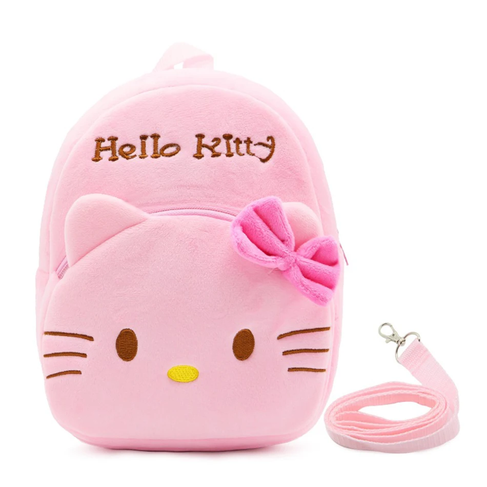 От 1 до 4 лет плюшевая мультяшная школьная сумка для девочки, детского сада, школьная сумка с Минни, милые детские рюкзаки, детский рюкзак