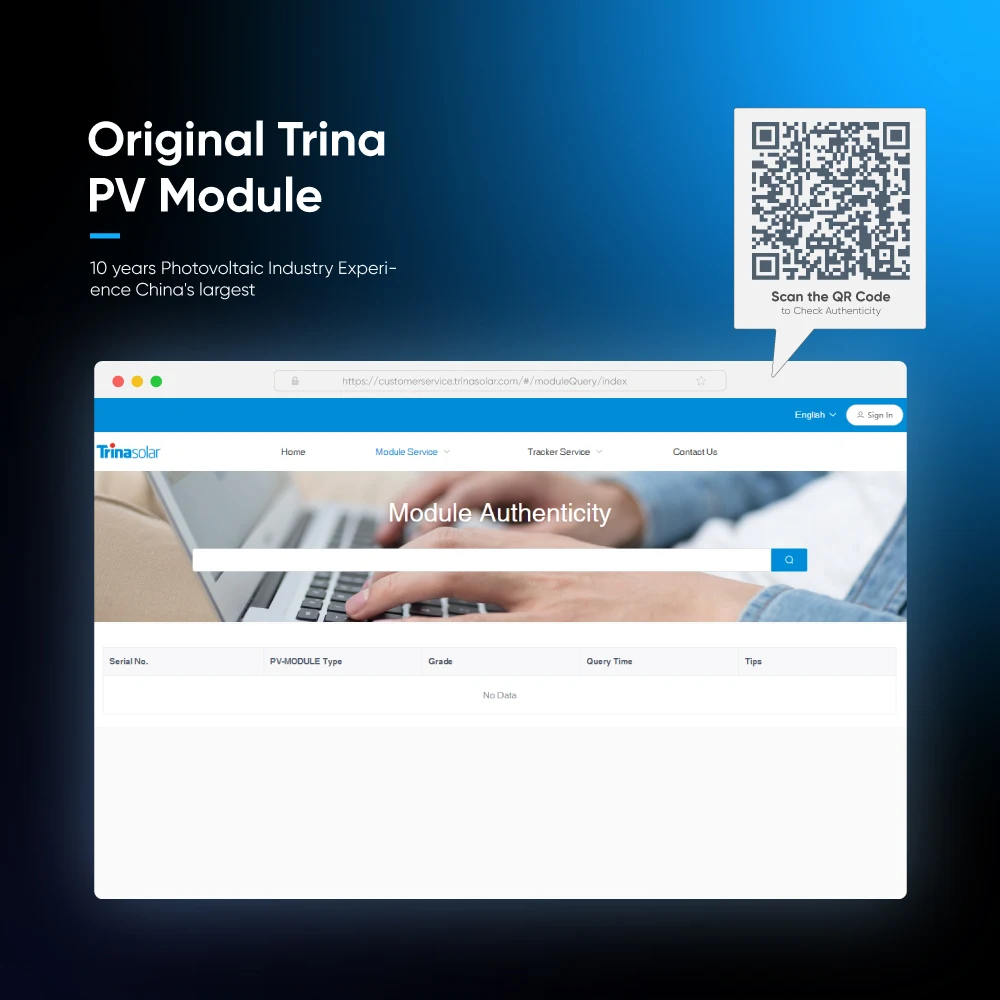 Trina 500W-700W Vertex S Solar Panels 560W 570W 580W Bifacial Dual Glass PV Module Full Black In Jiangsu